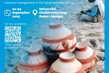 Poster A4  Colloque Eau Vecteur Paix Sahel Diop ENG www