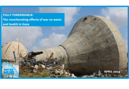 The reverberating effects of war on water and health in Gaza