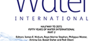 Water International Journal Water Conflict Peace www resource vignette